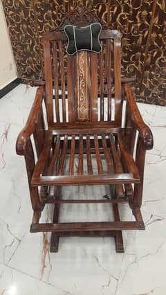 Pure wooden rocking chair