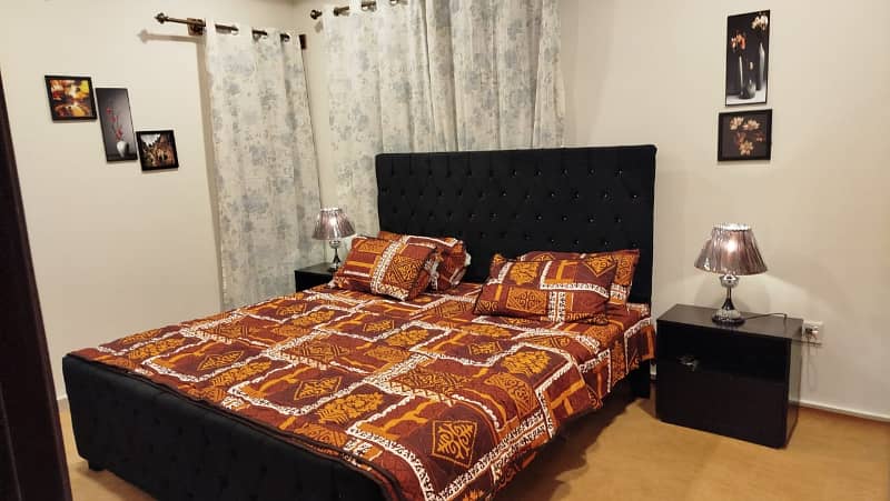 1 bed furnished apartment available for rent in gulberg green islamabad 3