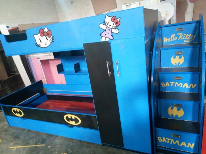 bunk bed, kids bed, baby bed, triple bed, double / 03234921584 11