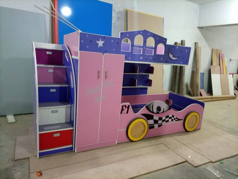 bunk bed, kids bed, baby bed, triple bed, double / 03234921584 14