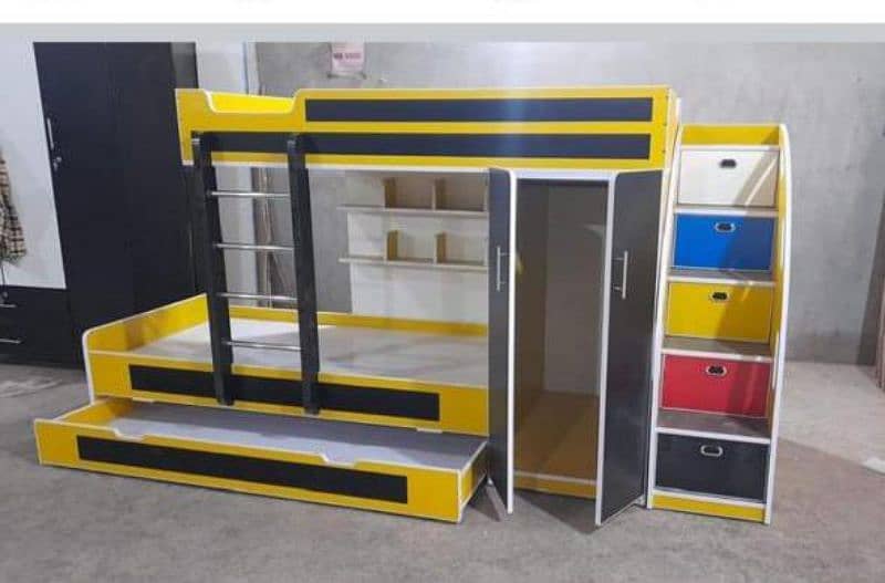 bunk bed, kids bed, baby bed, triple bed, double / 03234921584 19