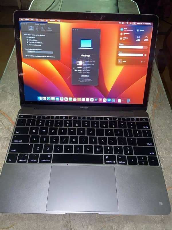 macbook 2017 12inch 8/256 6