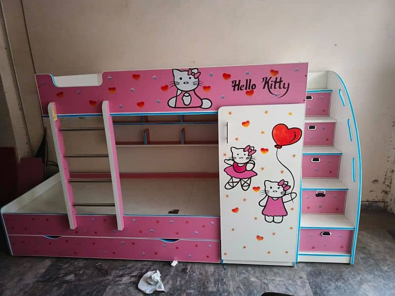 bunker bed, Kids, baby, triple, double, wooden, furniture, 03234921584 18