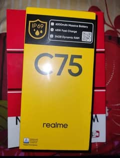 realme C75 Brand New Box Packed . 8/128 Black Color