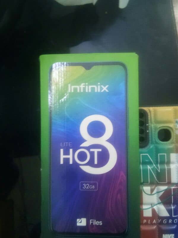 infinix hot 8 lite 2 ram 32 Gb product is used condition cover free 1