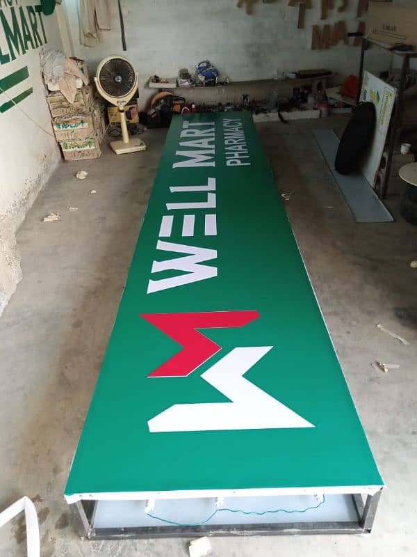 Sign Board specialist in islamabad Panaflex Sign Board 3D 6