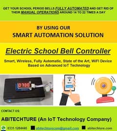 Smart Fully Automatic School College Period Bell System (WiFi)