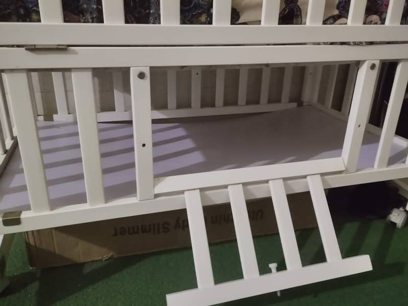 Baby cot | baby bed | wooden cot | kids bed | kids crib coat | swing 5