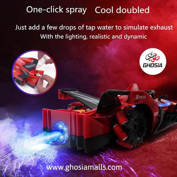 Drift spray Formula Model 1:18 Scale High-Speed Rechargeable & Remote 2