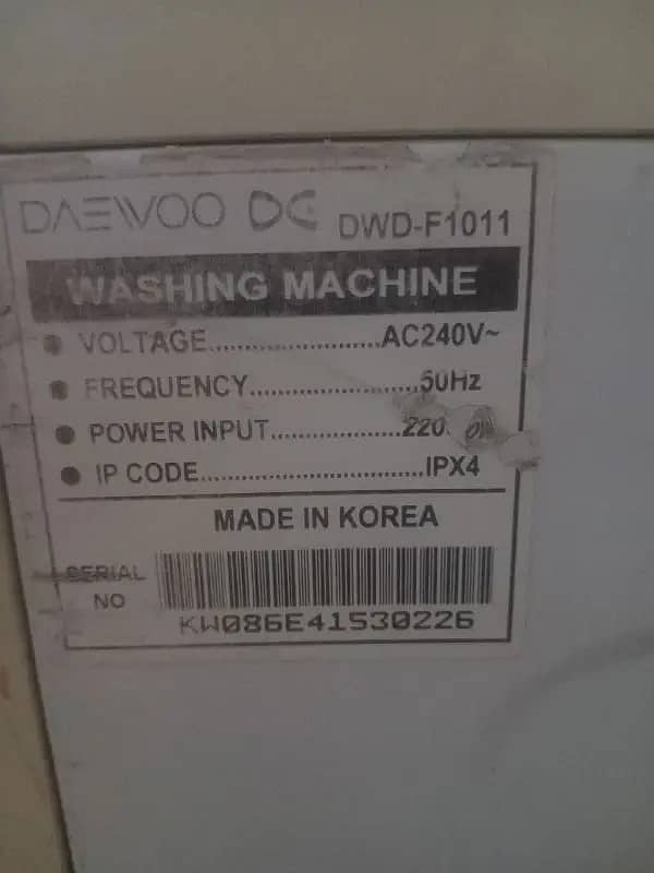 Automatic Washing Machine For sale 4