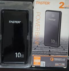 Faster power bank 10k mAH 1 year used