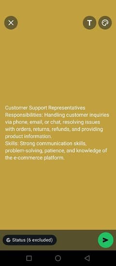 Customer Support Representatives