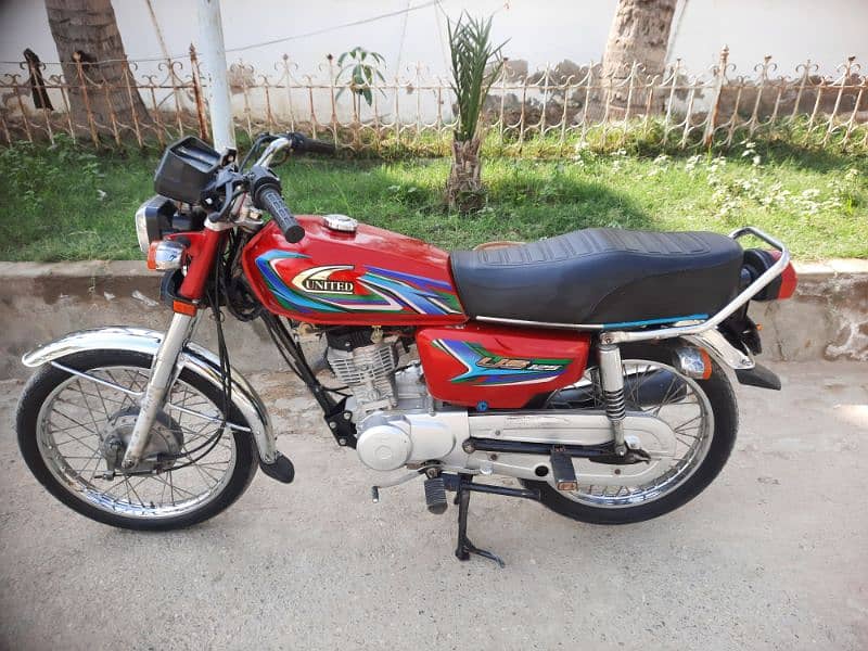 UNITED 125cc Model 2023 Month 5 Karachi Number 1st Owner 1