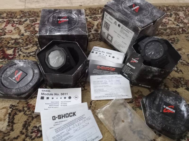 Casio G Shock GA-B001-1ADR & GA-2100-1A1ER Complete Boxing 0