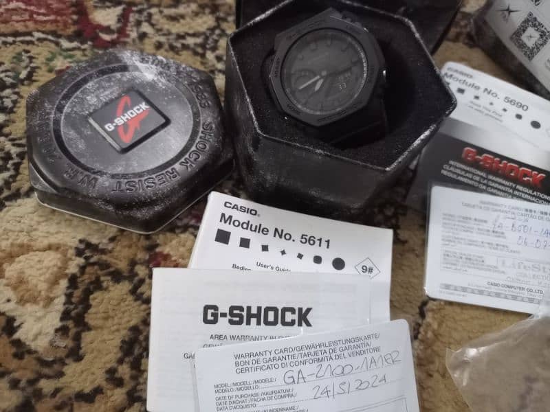 Casio G Shock GA-B001-1ADR & GA-2100-1A1ER Complete Boxing 3