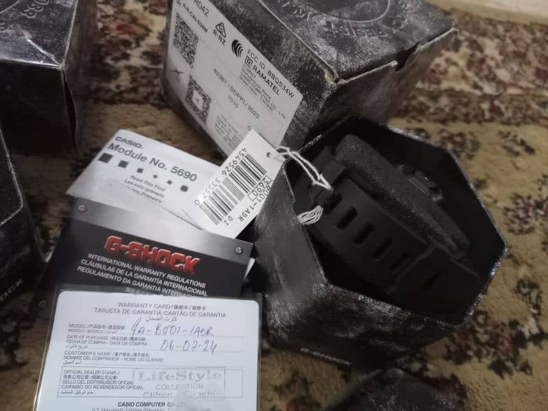 Casio G Shock GA-B001-1ADR & GA-2100-1A1ER Complete Boxing 6