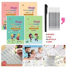 SANK Montessori Reusable Magic Book whatsapp 03458432185