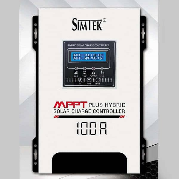 SIMTEK Hybrid MPPT Solar Charge Controller 100A With DC Load 1