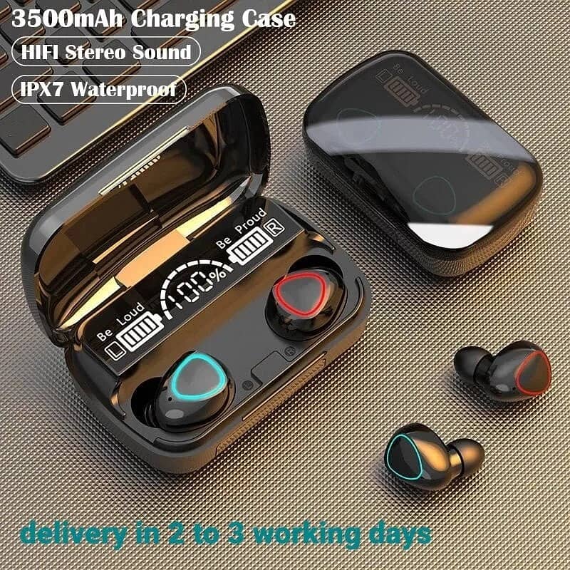 DAMIX M10 TWS Earbuds Bluetooth 5.3 Earphones IPX7 Waterproof 3