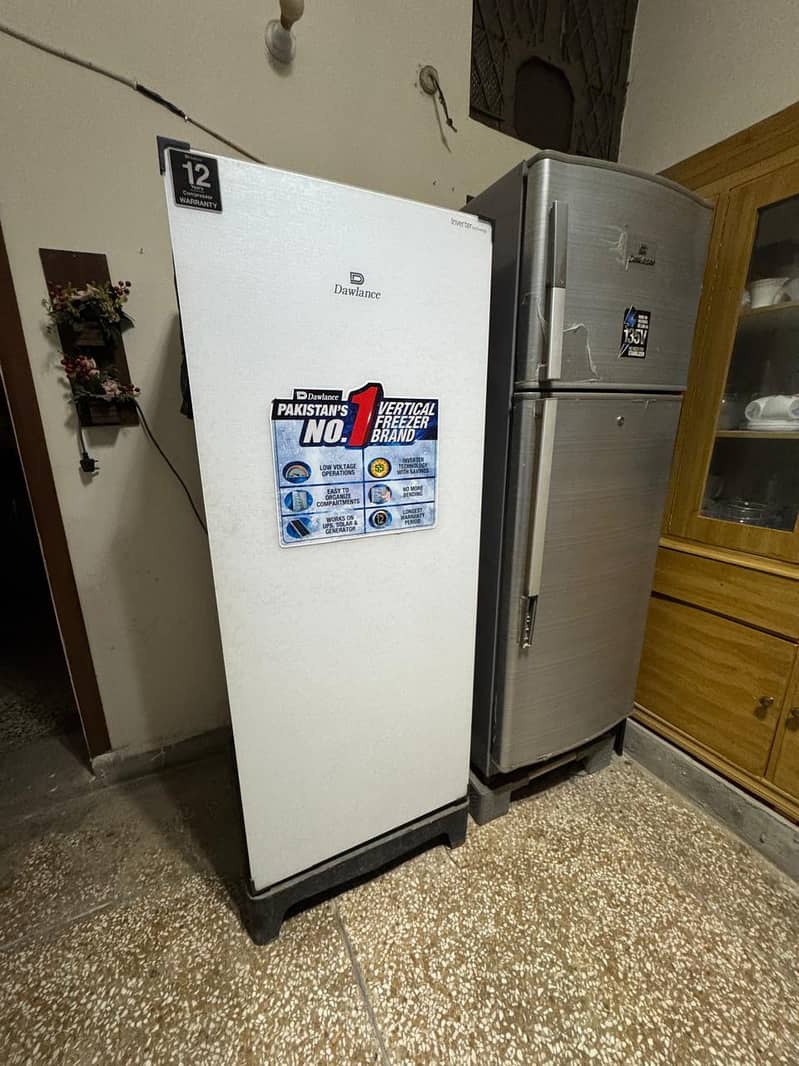 Dawalance Vertical Freezer Inverter (Brand New) & AC 1.5 Ton 1