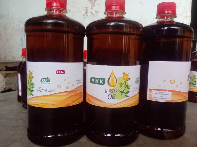 Fresh Mustard Oil |100% Organic | Pure Oil | Mustard Oil | Sarson Tail 3