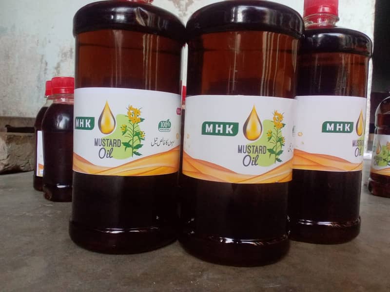 Fresh Mustard Oil |100% Organic | Pure Oil | Mustard Oil | Sarson Tail 7