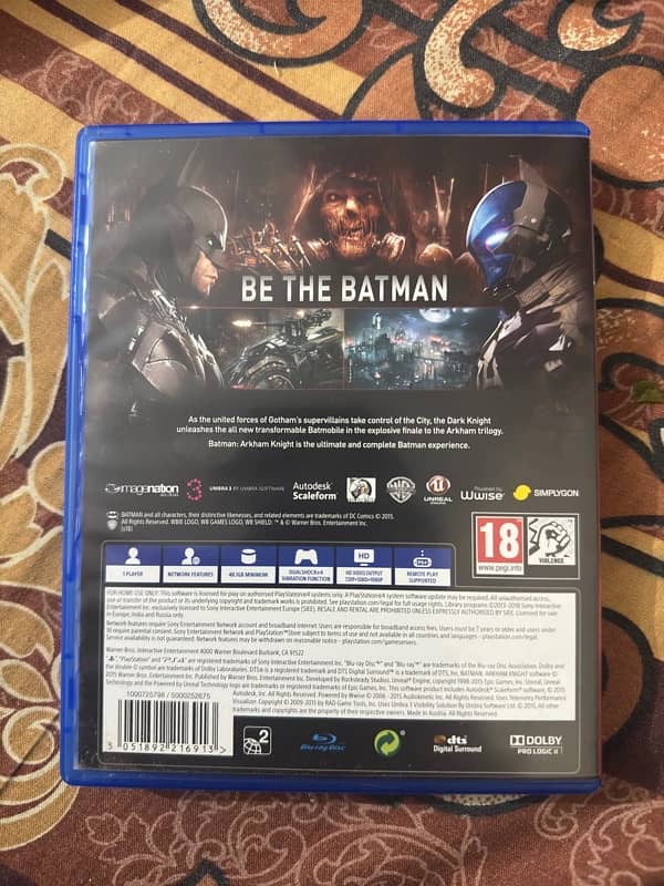 Batman Arkham knight ps4 1