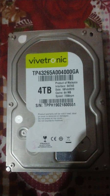 4 TB Hard Drive 1