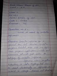 hand writeng assignment work 5