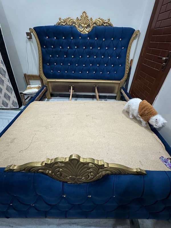 king size bed poshish new 0