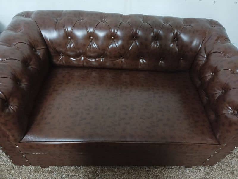 7 Seater Leather Sofa Set 0