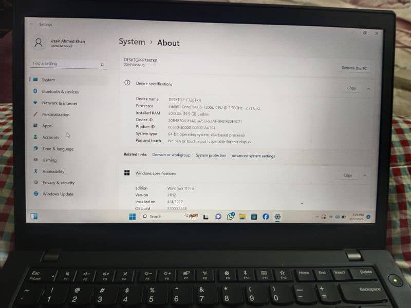 Lenovo Thinkpad T460s 6