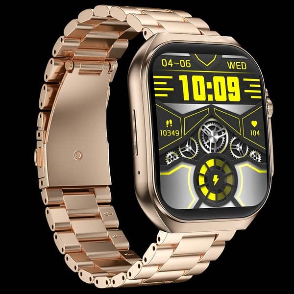 ZERO ELITE Smartwatch Rose Gold -Amoled Display,Bluetooth Calling,New 6