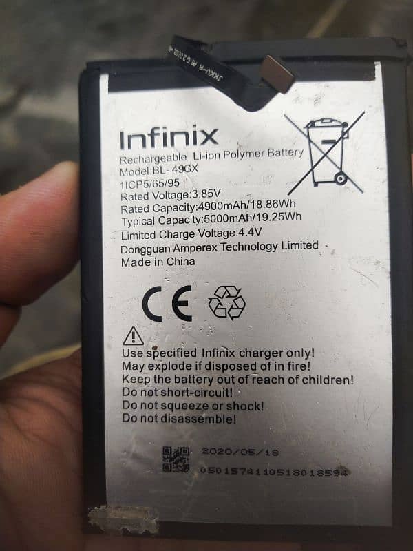 Infinix battery for sell original 0