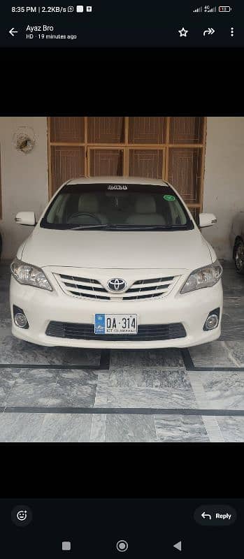 Toyota Corolla XLI 2010 3