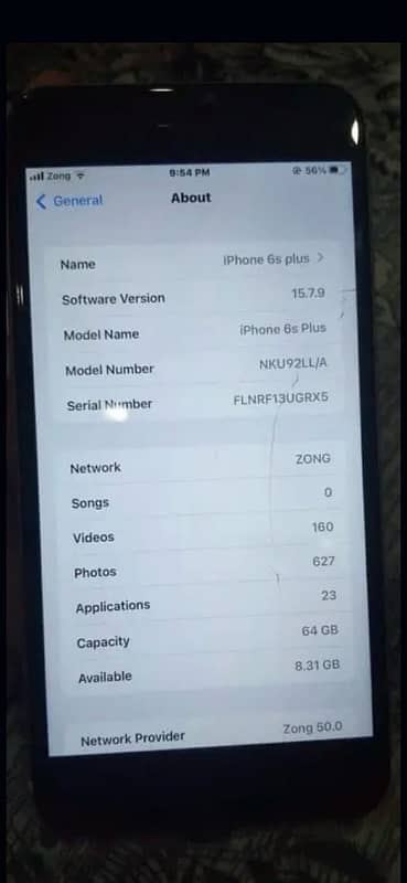 iphone 6s plus urgent sale 9