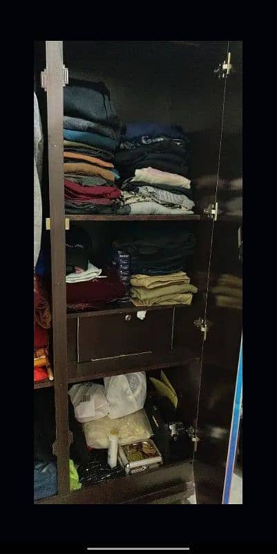 spacious wardrobe for a small family. 3