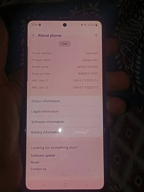 Samsung A51 For Sell urgent 0