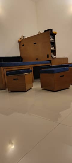 IKEA bedset plus table along stool,iron board ,study table and storag