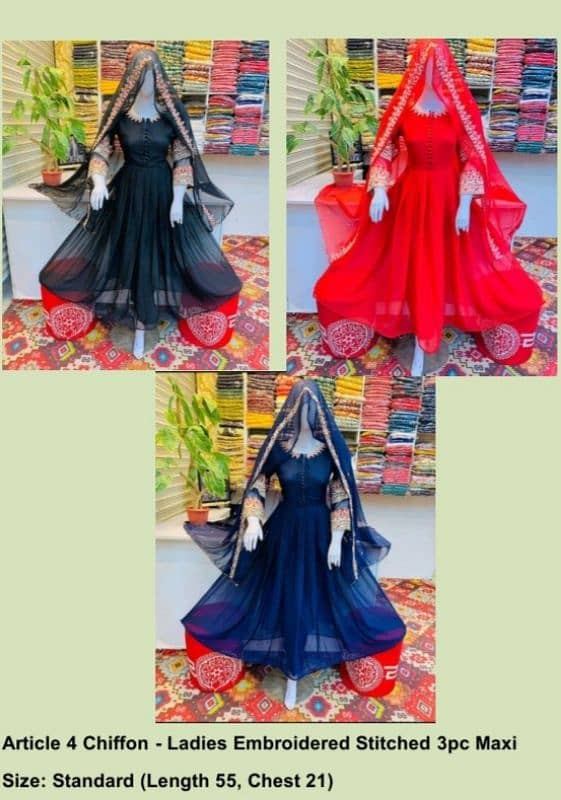 Ladies stiched suits and maxis 4