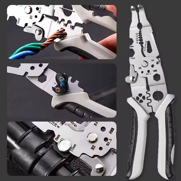 Multi-Function 9 in 1 Professional Elbow Wire Stripper Pliers 1