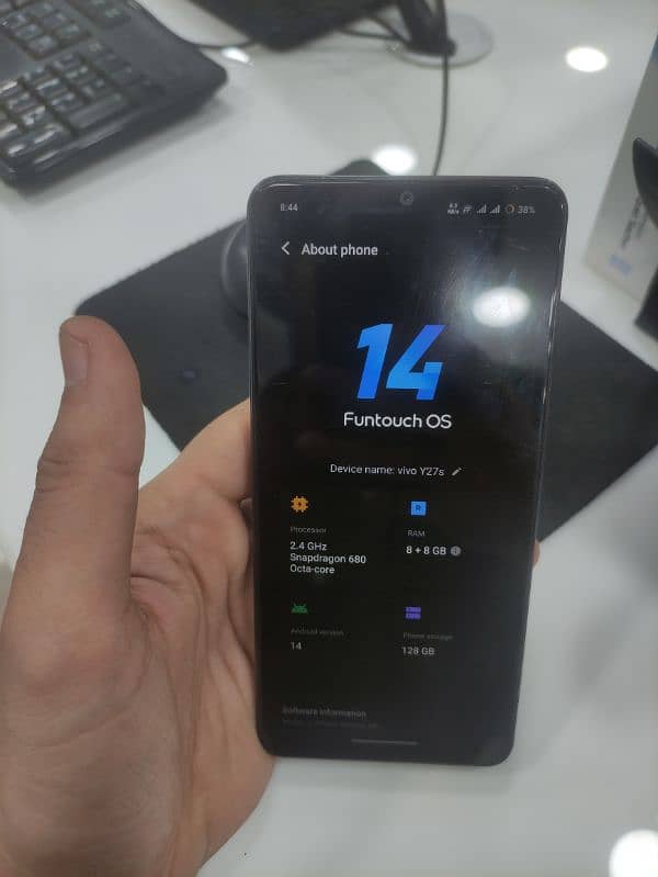 Vivo y27s 8+8 /128gb 6