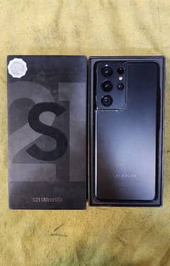 Samsung s21 ultra 12/256 official approved with box