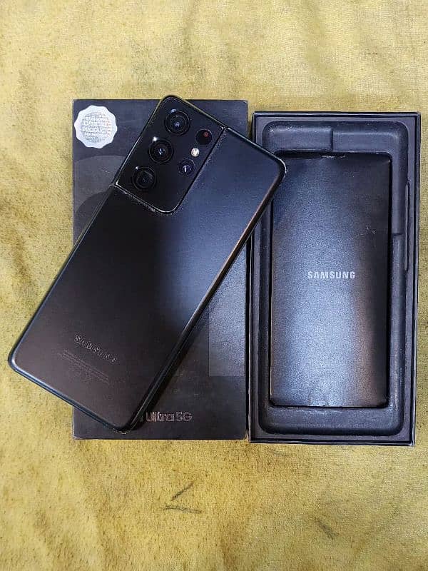 Samsung s21 ultra 12/256 official approved with box 3