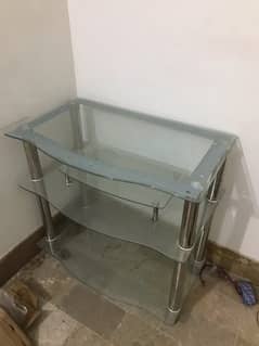 Glass trolley in good condition