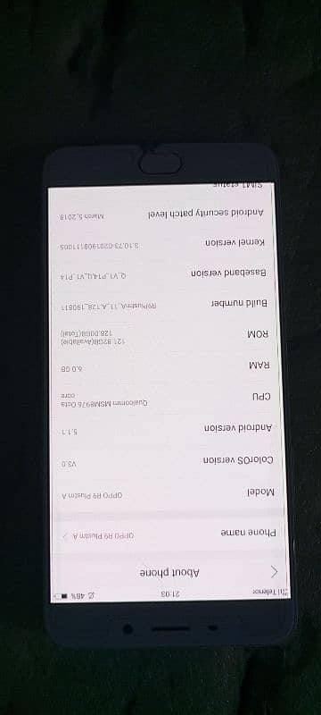 oppo R9   6.128 5