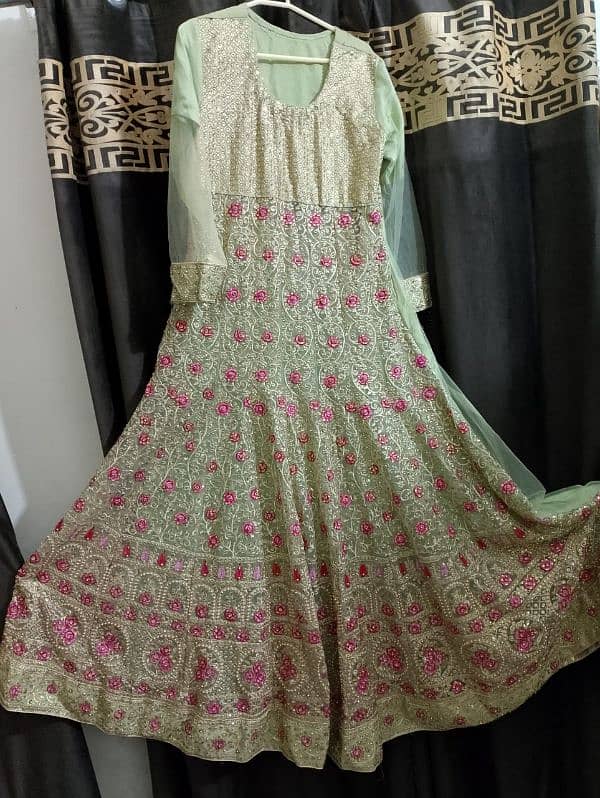 walima Maxy with heavy dupatta 4