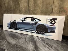 5 X acrylic finish Porsche Frame