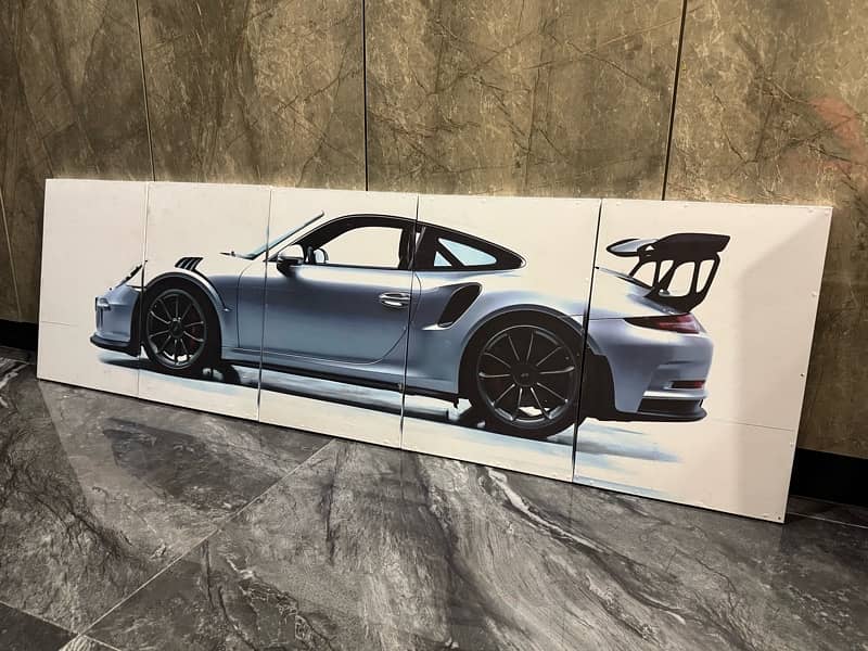 5 X acrylic finish Porsche Frame 0