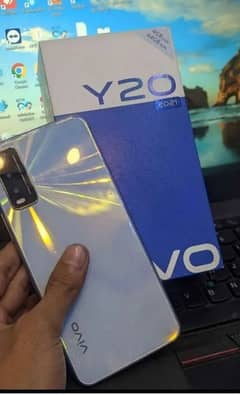 Vivo Y20s 4-128 PTA Approved with Box and Genuine Charger